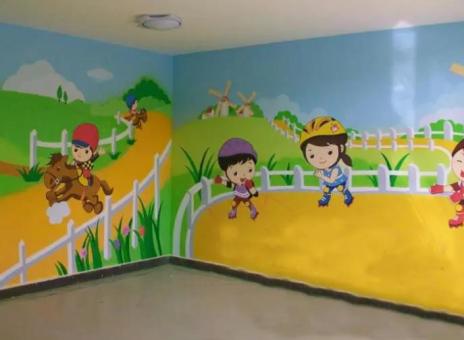 西林幼儿园墙体彩绘制作流程及注意事项