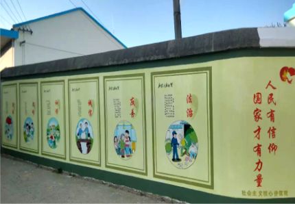 西林文化墙施工攻略