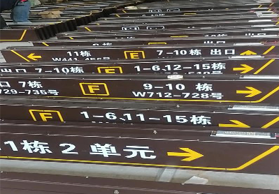 西林广告标识中，常见的几种安装方式。